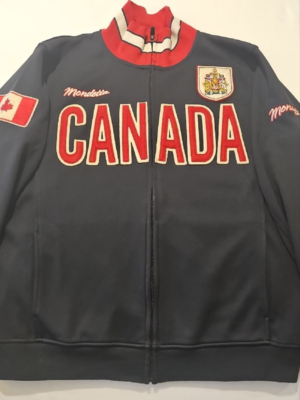 Mondetta Navy & Red CANADA Track Jacket Vintage0027